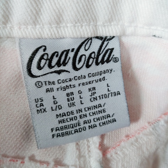 Coca Cola print high waist vintage cut off shorts - Picture 8 of 8